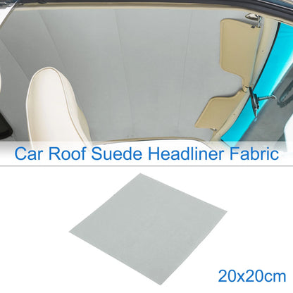 150G Suede Fabric Headliner for Car Roof Repair Light Gray (7.8"x7.8")