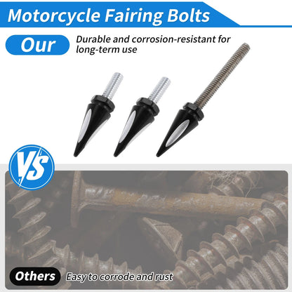 Windshield Bolts for Harley Davidson Touring Electra Glide/Ultra (2014–2024) Black
