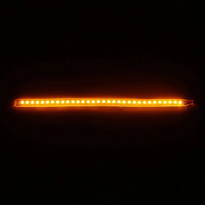 2x Dynamic LED Car Side Mirror Turn Signal Light Strip 18cm for All Cars