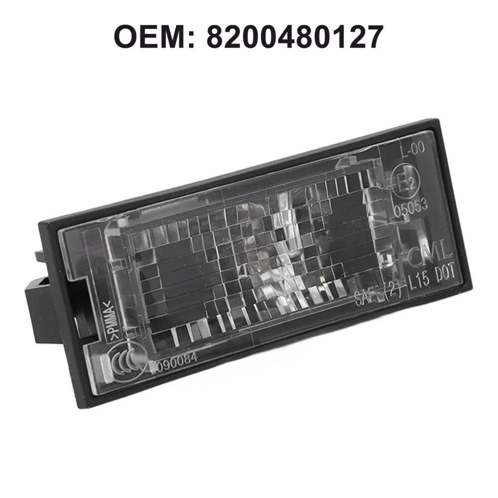 Rear Number Plate Light for Renault Master, Megane, Trafic, Clio, Laguna (2001-2023)