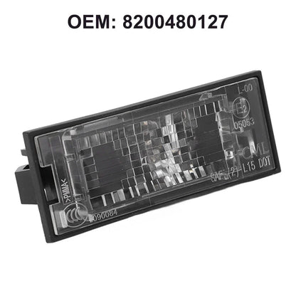 Rear Number Plate Light for Renault Master, Megane, Trafic, Clio, Laguna (2001-2023)