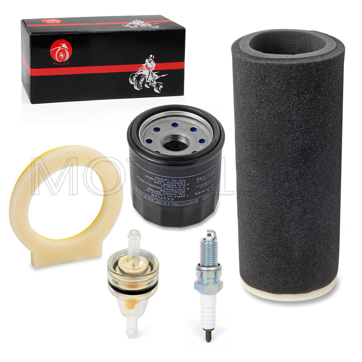 Air Filter Cage Guide Oil Filter Cap Kit for Yamaha Grizzly 660 (2002–2008)