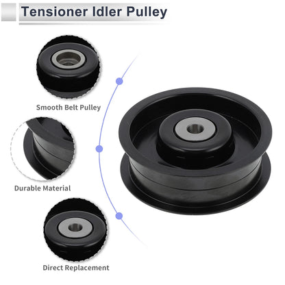 Drive Belt Idler Pulley for Mercedes-Benz W463 (2009–2014) No.A2722021419 Black