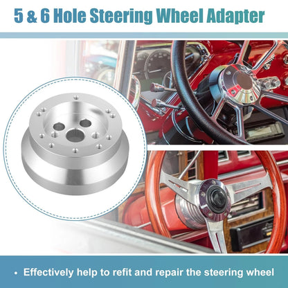 5 6 Hole Steering Wheel Short Hub Adapter for GM Chevy