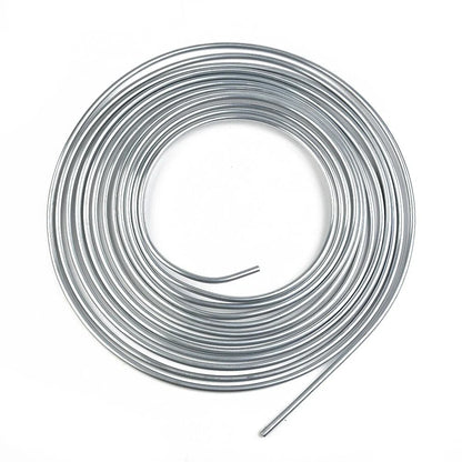 Brake Line Tubing 25 Ft 3/16 OD Copper Nickel with 16 Fittings