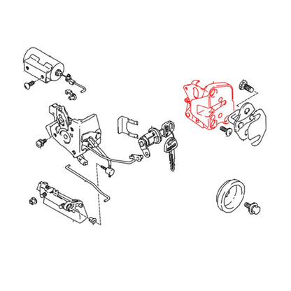 Tailgate Lock Latch for Suzuki Escudo (1989–1998)