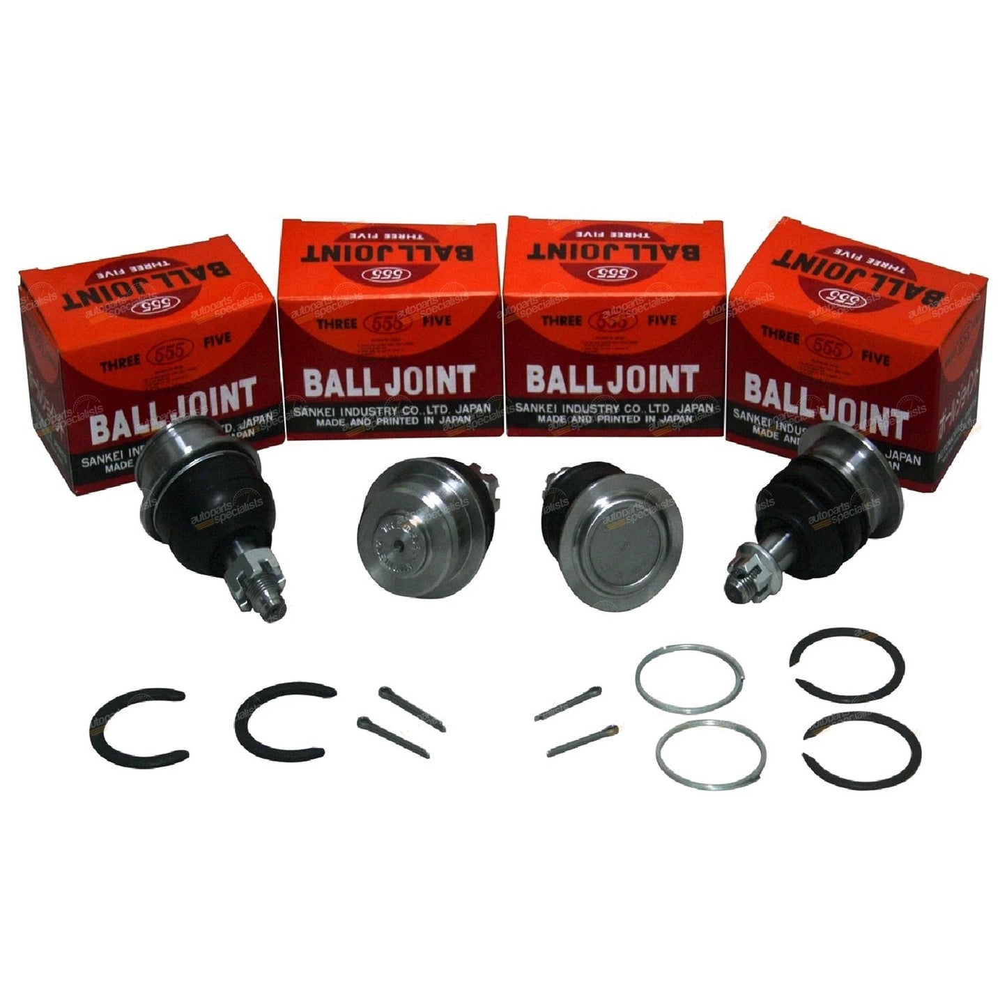 Set of 4 Ball Joints for Toyota Prado (2002–2009)