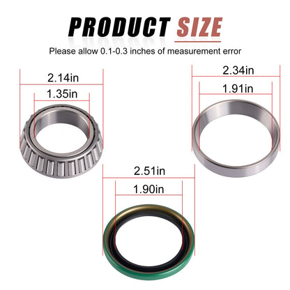 Rear Hub Bearing Seal Repair Kit for Polaris Trail Boss 325 (2000–2002)