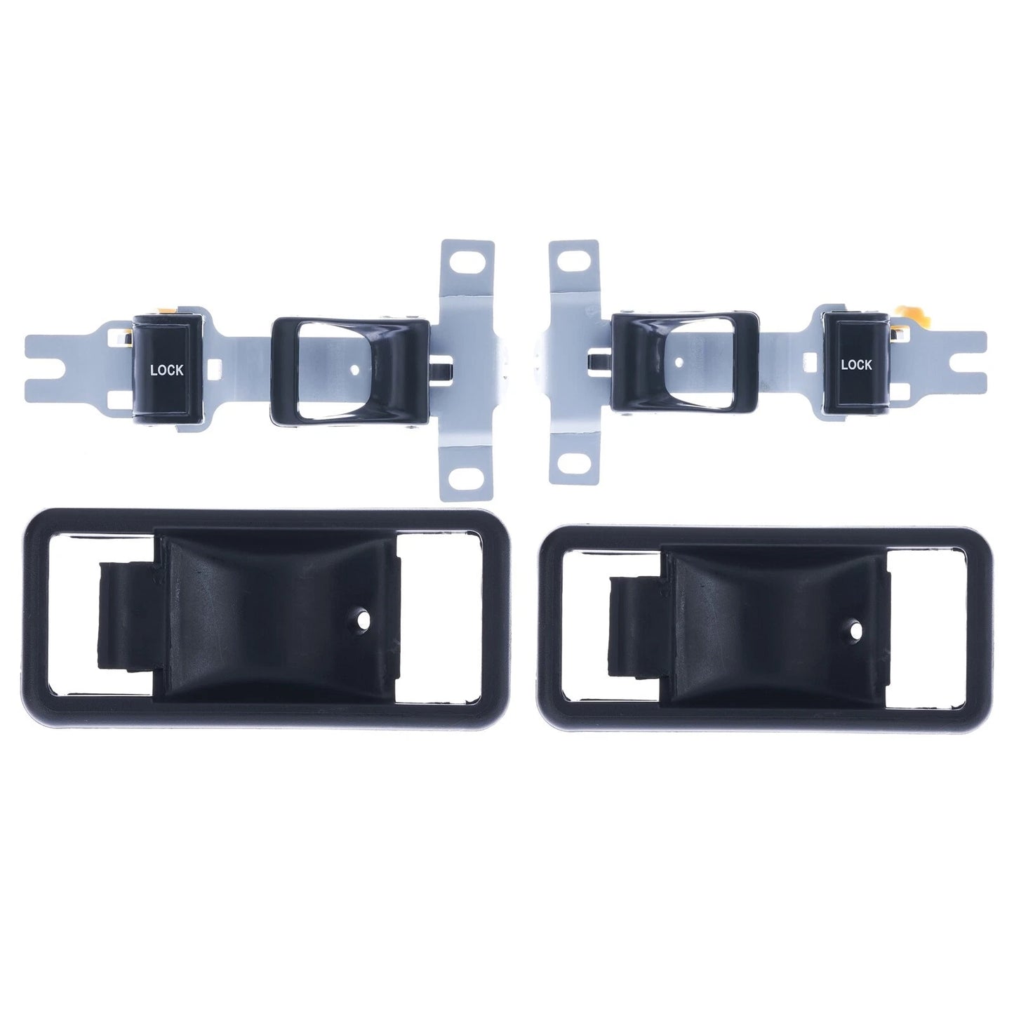 Set of 4 Inner Door Handles & Trim for Toyota Landcruiser FJ HJ 40 (1975–1984)