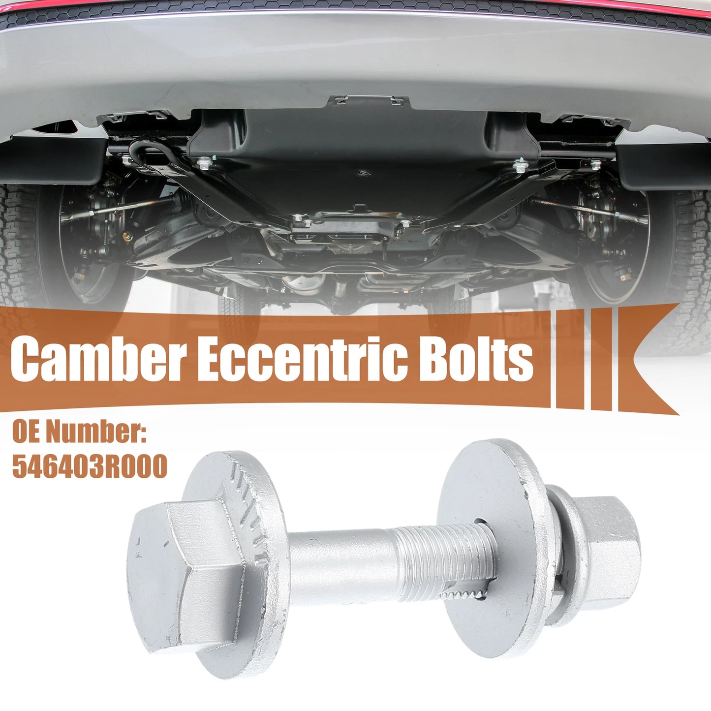 Set of 1 Eccentric Alignment Camber Bolt for Hyundai Kia (2011–2016) No. 546403R000