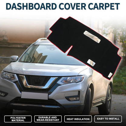 Dashboard Cover Mat for Nissan Serena C28 (2015–2024) Black Red Set of 1