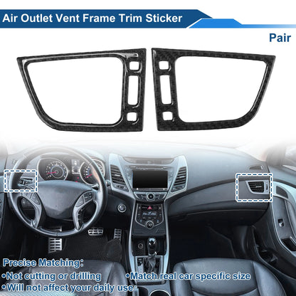 Air Condition Outlet Vent Trim Cover Frame for Hyundai Elantra (2011–2016) 1 Pair