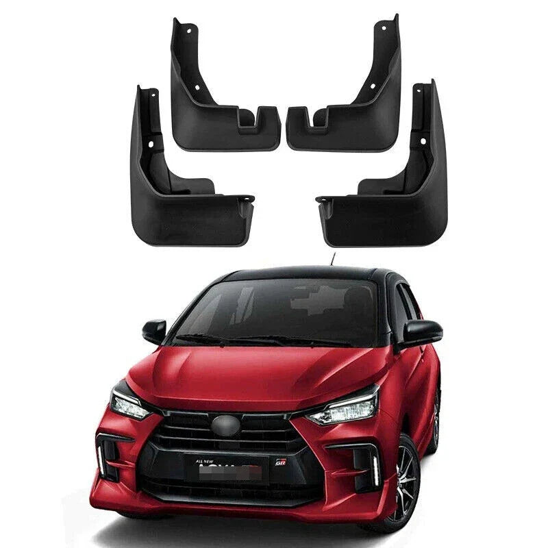 4pcs ABS Mud Flaps Fender Splash Guards for Toyota Wigo