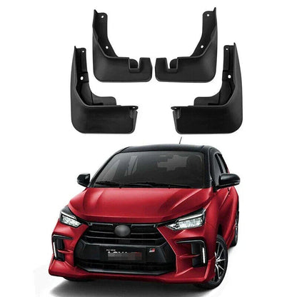 4pcs ABS Mud Flaps Fender Splash Guards for Toyota Wigo
