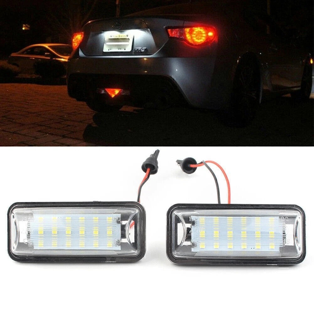 2X LED License Plate Light for Toyota FT86 GT86 Subaru Forester (2013–2014)