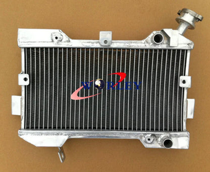 Aluminum Radiator + Blue Silicone Hose for Suzuki LTR450 (2006-2009)