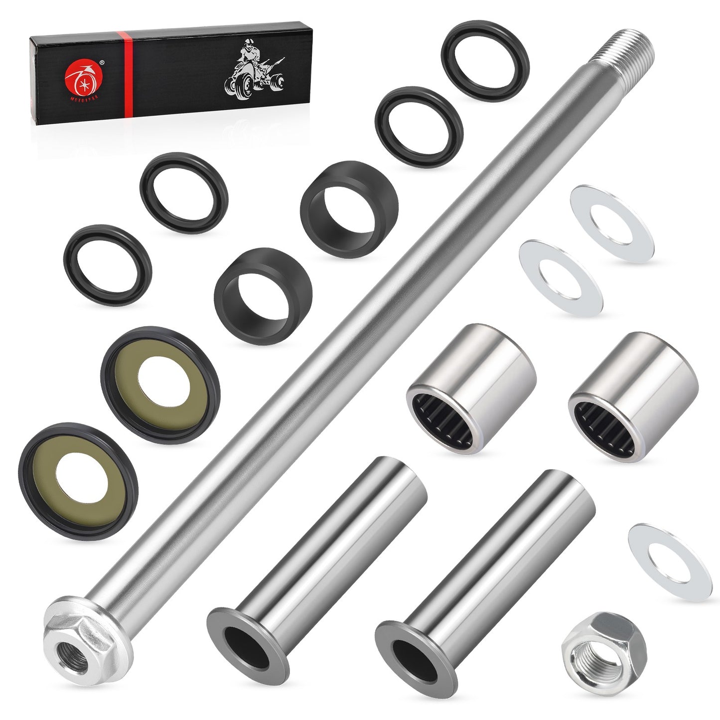 Rear Swing Arm Bearing Seal Pivot Bolt Kit for Arctic Cat DVX 400 (2004–2008)