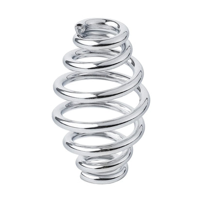 Chrome 3" Barrel Coiled Solo Seat Springs for Harley Bobber Softail Chopper