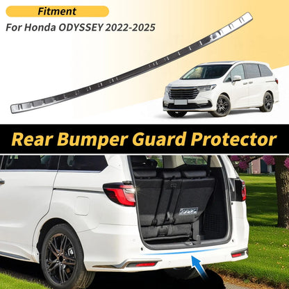 Rear Bumper Topper for Honda Odyssey 2022-2025 Silver Tone 1 x Piece
