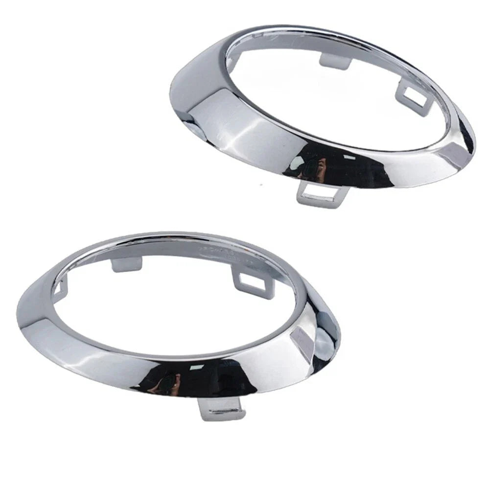 1 Pair Chrome L+R Bumper Fog Light Bezel Ring Cover for Benz W251 R320 (2006–2012)