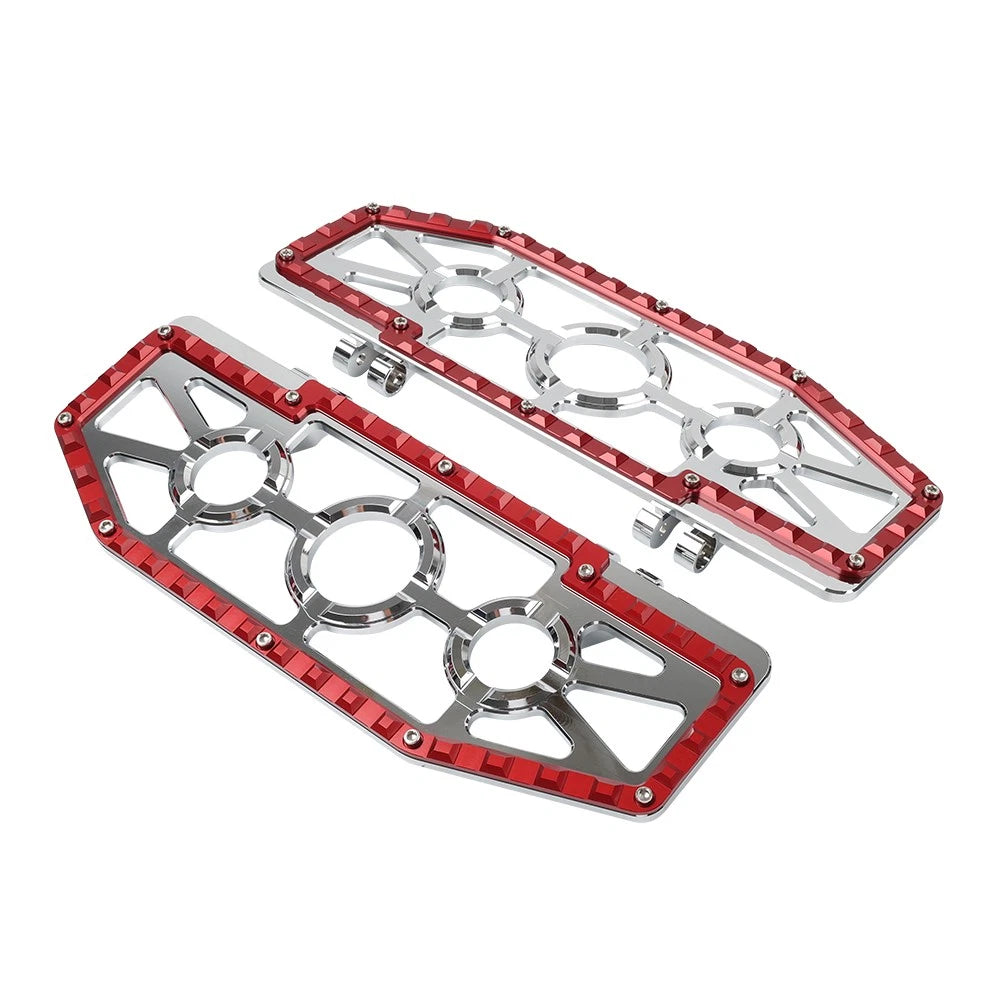 Rider Driver Floorboards Foot Pegs for Harley Electra Glide FLHT FLHTC (1996–2023)