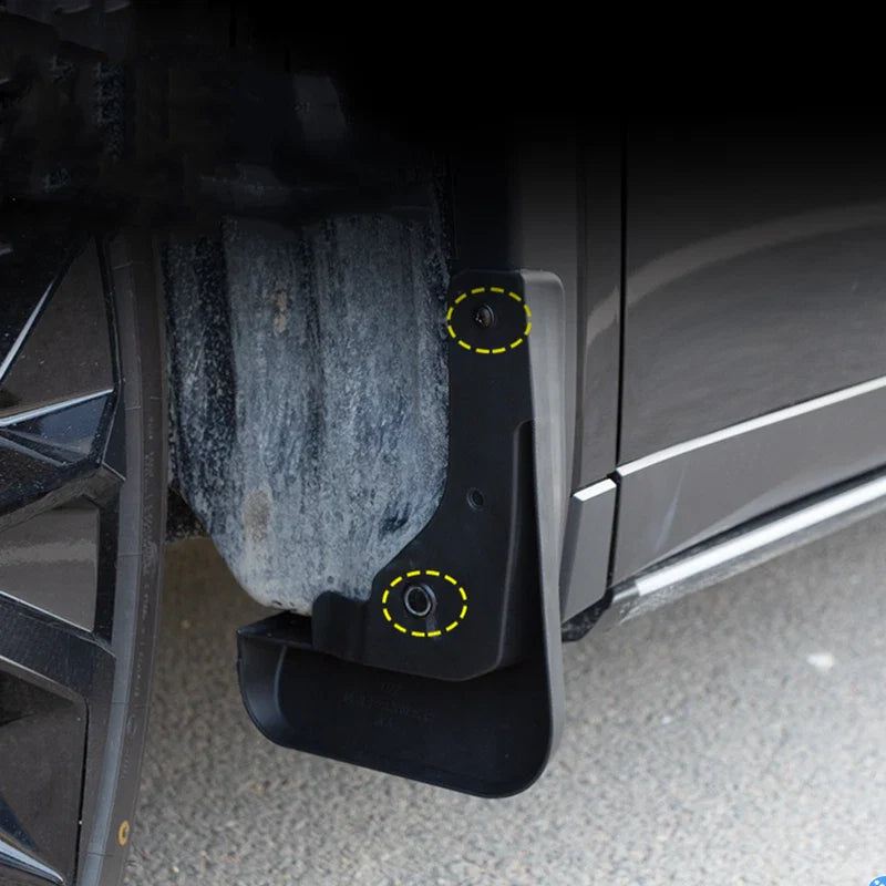 4x Front Rear Splash Fender Mud Flaps for Mitsubishi Outlander (2022–2023)