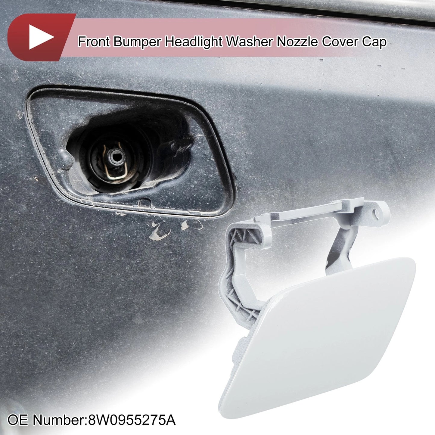 Front Left Washer Nozzle Cover Cap for Audi A4 Avant 8W B9 (2015–2019)