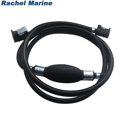 Fuel Gas Hose Line Assembly with Primer Bulb for Marine Outboard Motors
