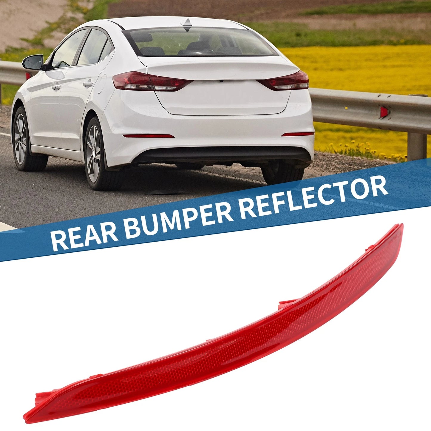 Rear Right Bumper Reflector No. 92406F2000 for Hyundai Elantra (2017–2018)