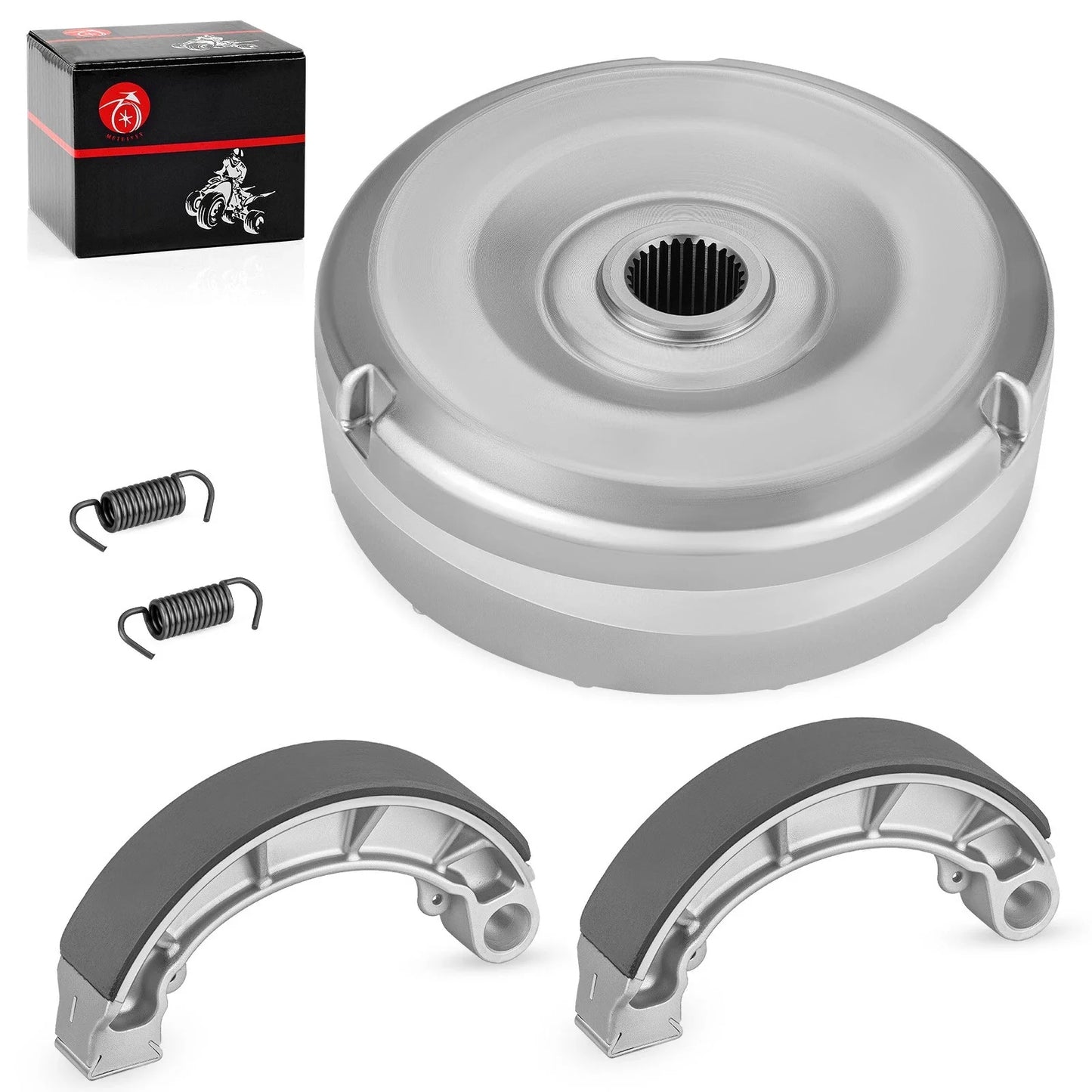 Rear Brake Drum Hub & Shoes for Honda Foreman (1995–2003)