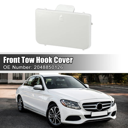 Tow Hook Eye Hole Cover for Mercedes-Benz C-Class W204 (2007–2014) White