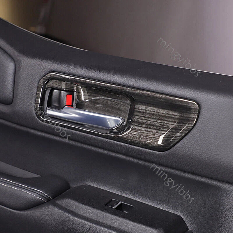 Inner Door Handle Bowl Cover Wood for Toyota Prado Land Cruiser (2024–2025)