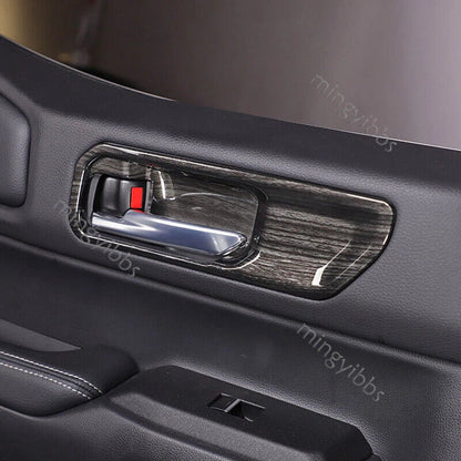 Inner Door Handle Bowl Cover Wood for Toyota Prado Land Cruiser (2024–2025)