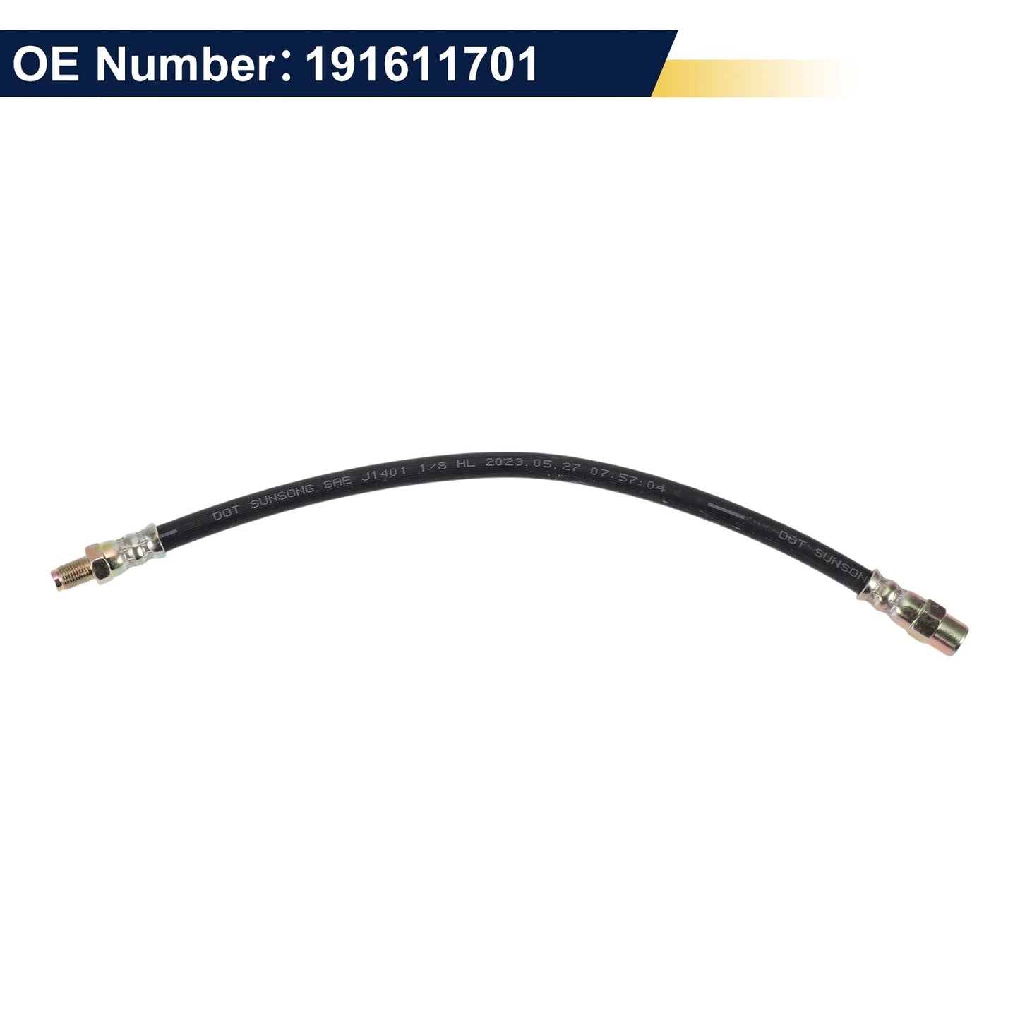 Front Brake Hose for Volkswagen Golf (1979–1992) No. 191611701