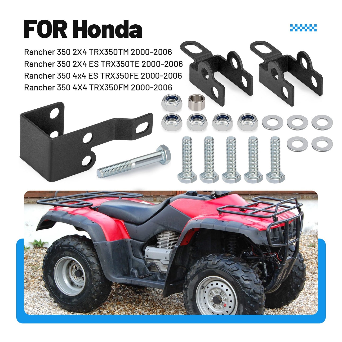 2" Lift Kit for Honda Rancher 350 4X4 TRX350FM (2000–2006)