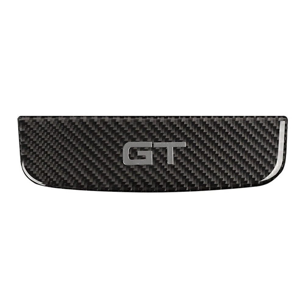 Interior Storage Box Trim Cover for Ford Mustang (2015–2019) Carbon Fiber