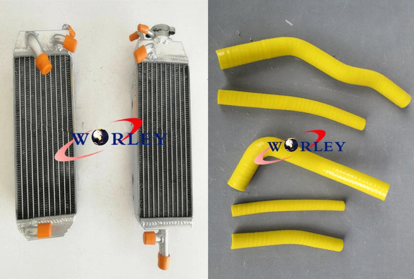 Aluminum Radiator and Hose for Suzuki RM125T/RM125V (1996–1997)
