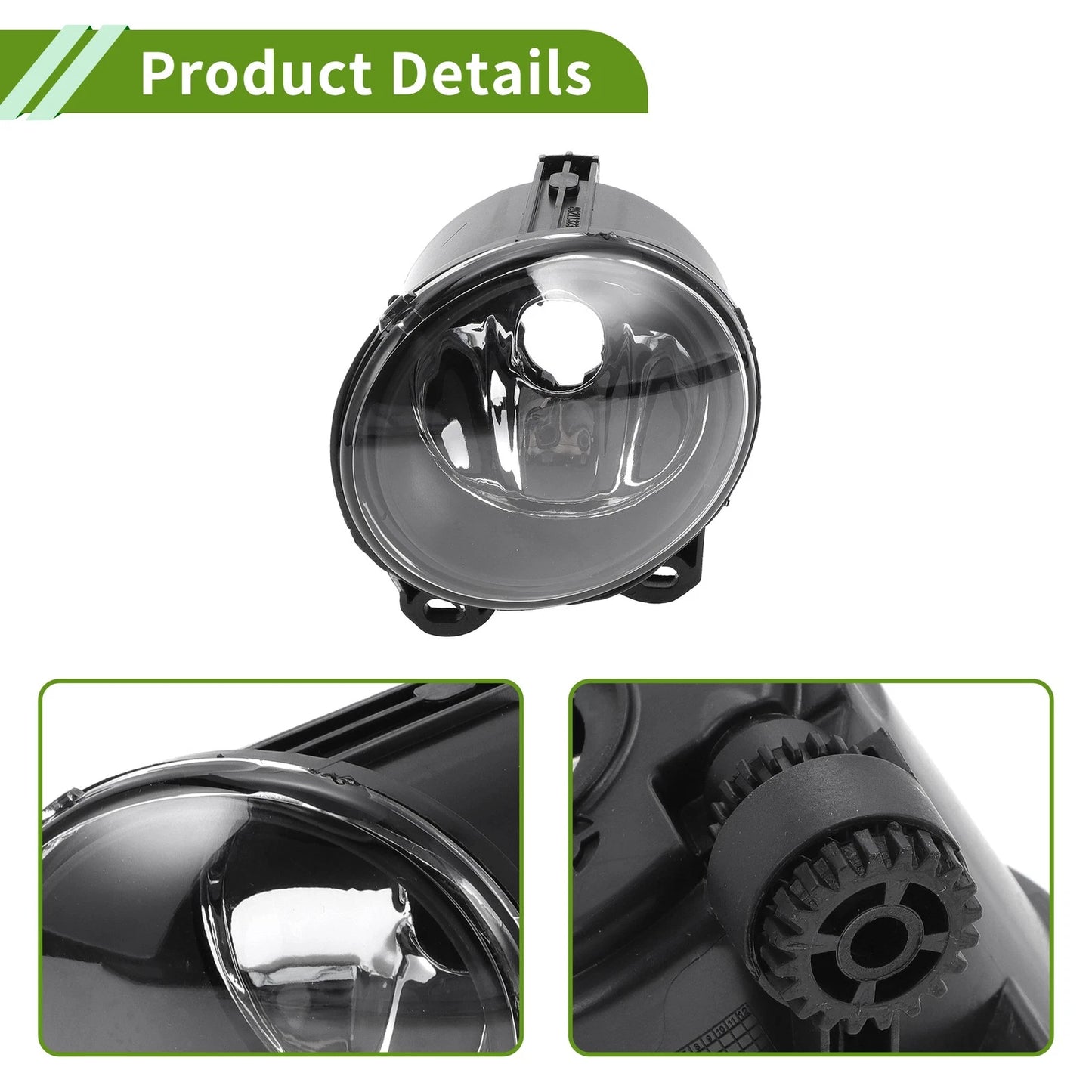 1 Pc Left Fog Light Grill for BMW X5 (1999–2006) No. 63177839865 Clear
