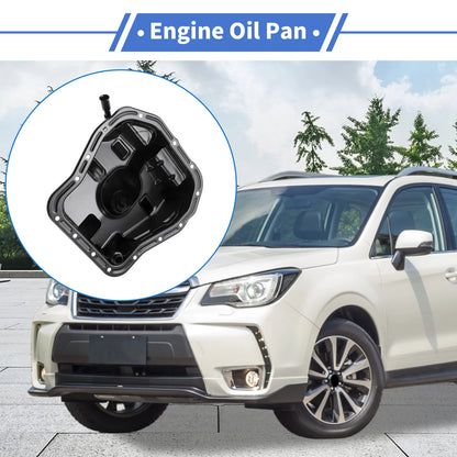 1 Pc Engine Oil Pan No.11109AA093 for Subaru Forester (1999–2005) Iron Black