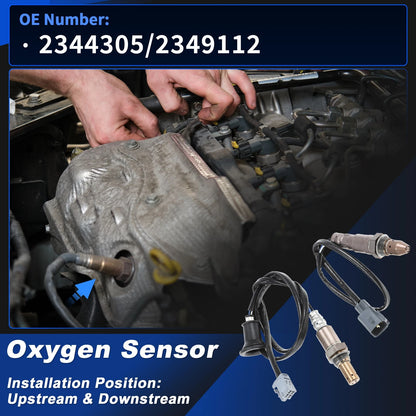 2X Upstream & Downstream Oxygen Sensor for Toyota Corolla 1.8L L4 (2011–2013)