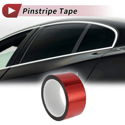 Pinstripe Tape 45mmx50m for Car Motorcycle Boat Laser Red (1 Pcs)