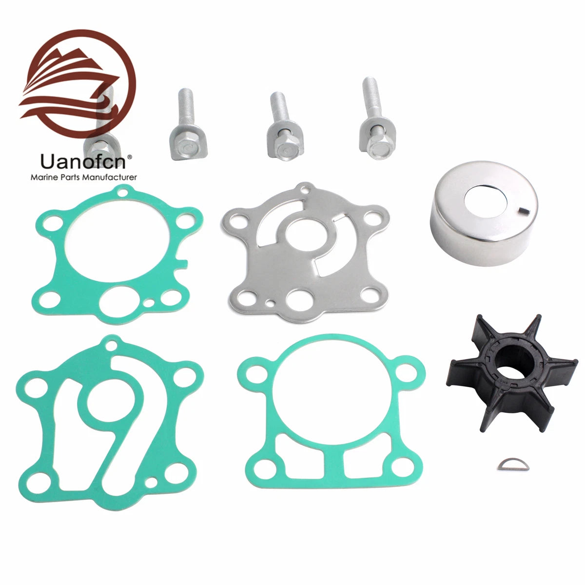 Water Pump Impeller Repair Kit for Yamaha 25HP 30HP