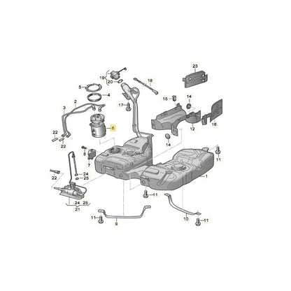 Fuel Pump Tank Sender for Sharan II 7N and Alhambra II (2010–2015)