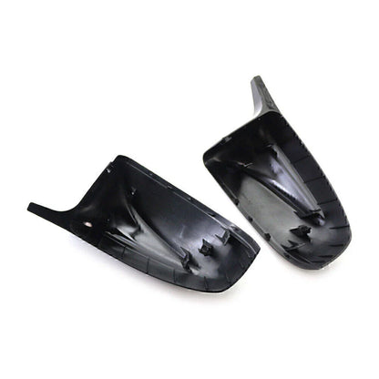 ABS Black Rear View Mirror Cover Trim for BMW X5 X6 (2007-2013)