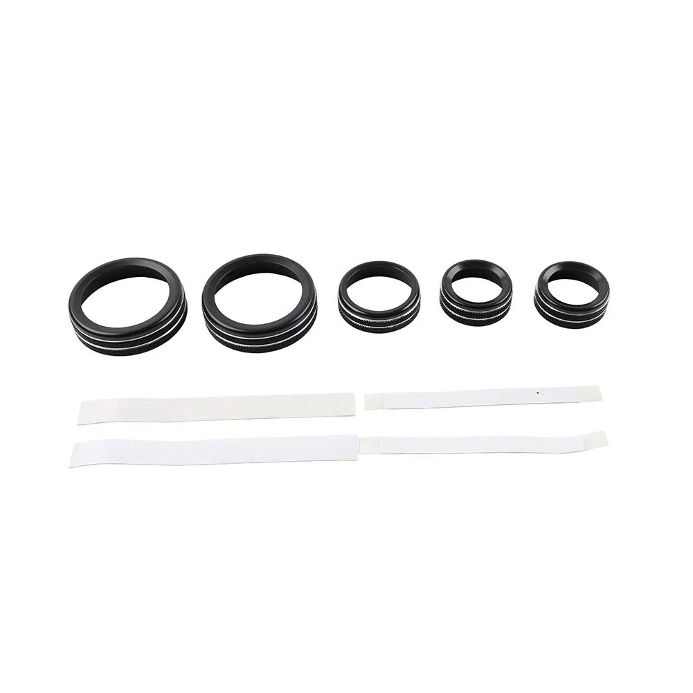 AC Headlight Switch Knob Ring for Ford Maverick (2022-2023) Black