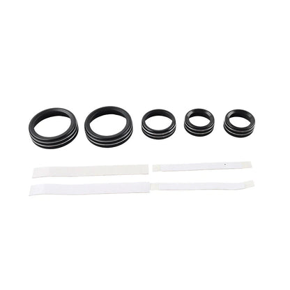 AC Headlight Switch Knob Ring for Ford Maverick (2022-2023) Black