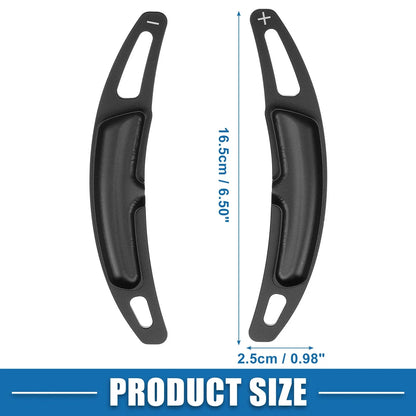 Steering Wheel Shift Paddle Covers for Porsche Cayenne Black (Set of 2)