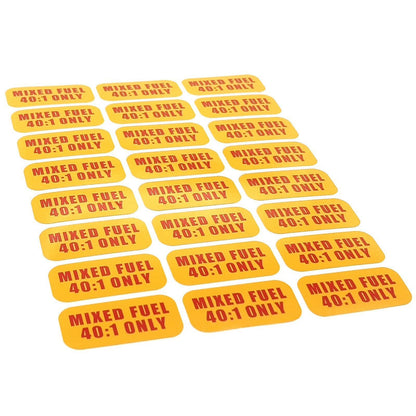 Set of 24 Fuel Only Stickers for Gas Oil Mixture Can