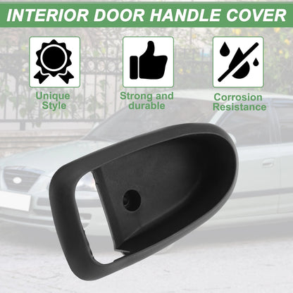 Set of 2 Front Rear Interior Door Handle Trim Bezel for Hyundai Elantra (2001–2006)
