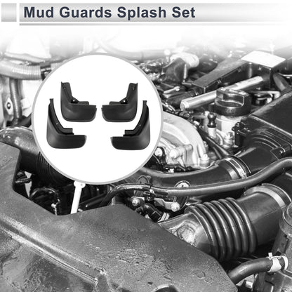Set of 4 Mud Flaps Splash Guards for Audi A6 (2006–2010)